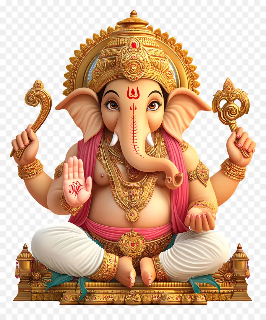 Ganesh Chaturthi，Senhor Ganesha PNG