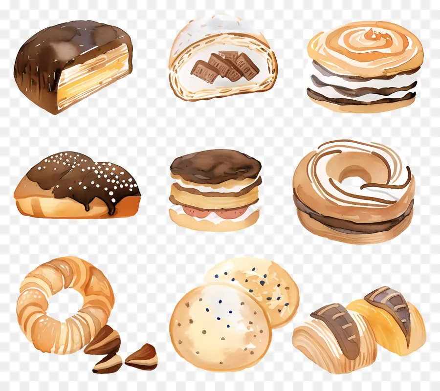 Doces，Sobremesas PNG