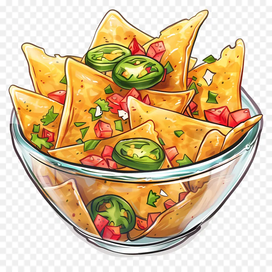 Nachos，Tigela PNG