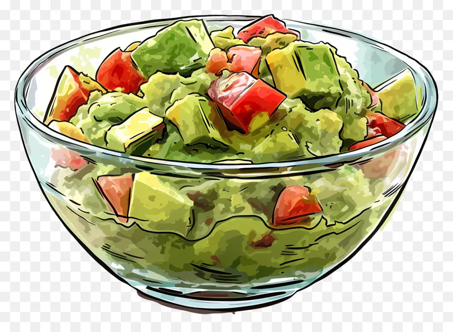 Tigela De Guacamole，Guacamole PNG