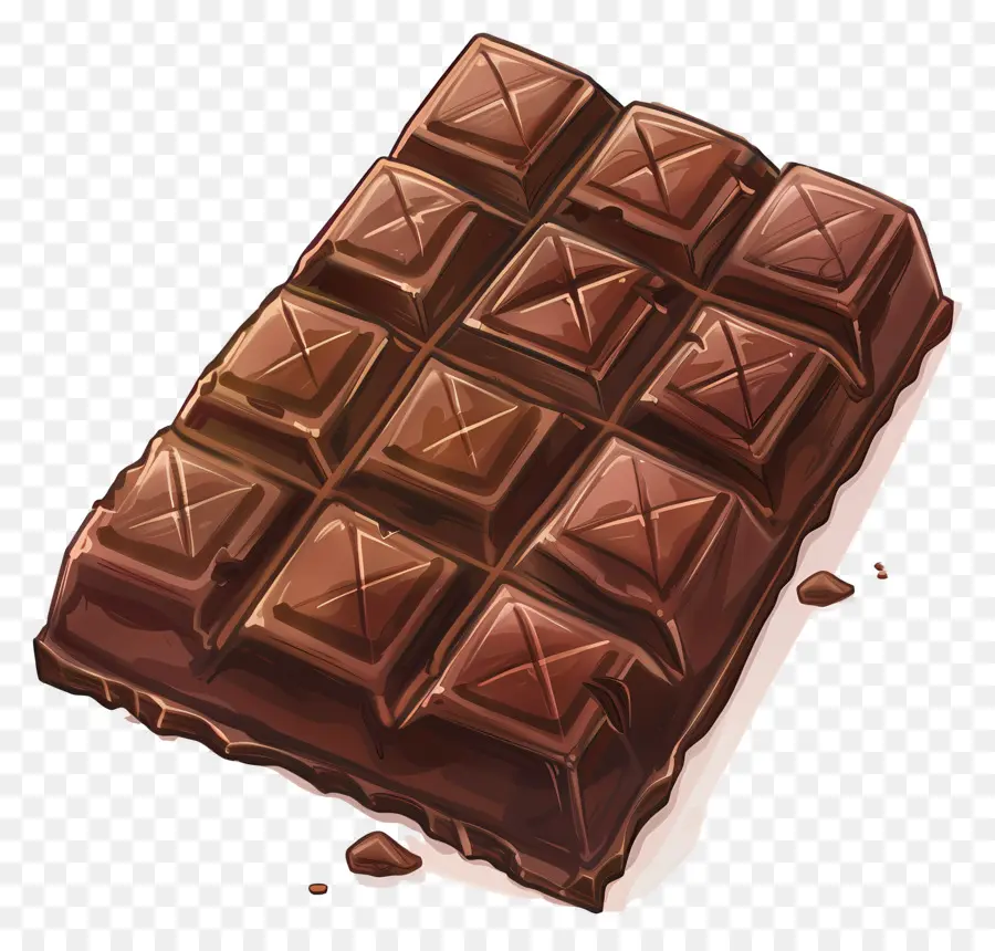 Barra De Chocolate，Doce PNG