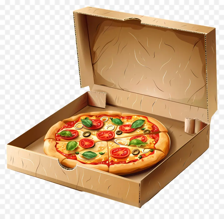 Pizza Na Caixa，Pizza PNG