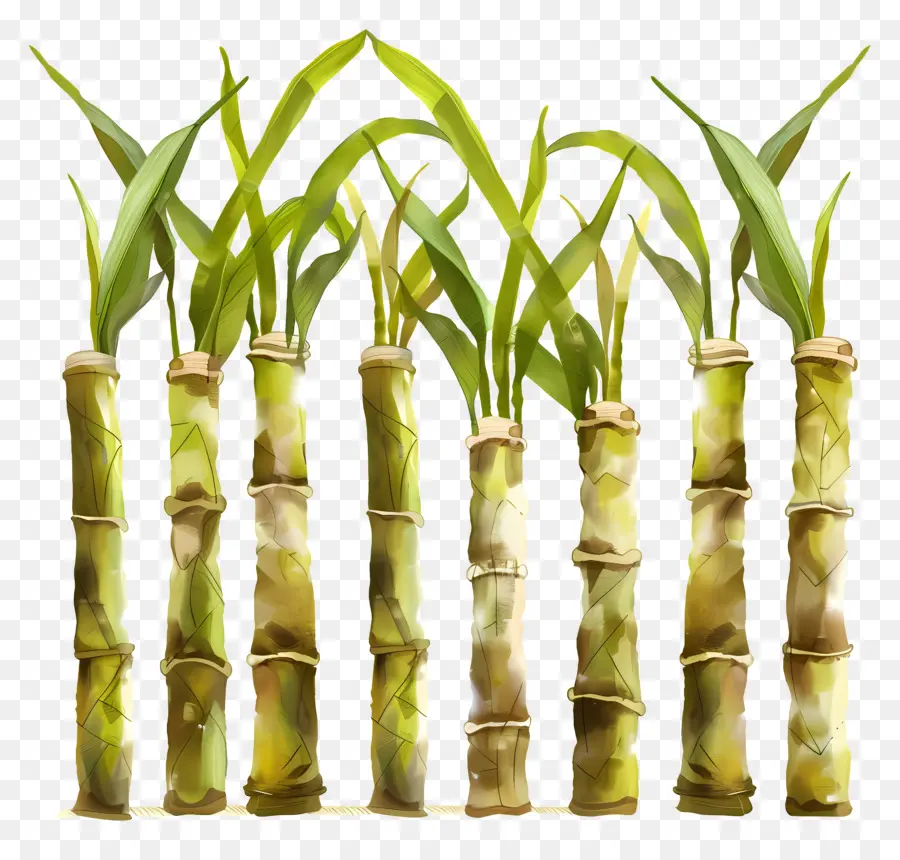 Sugarcane，Bambu PNG