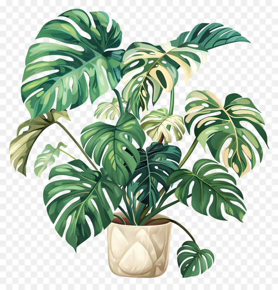 Monstera Deliciosa Planta，Monstera Folha PNG