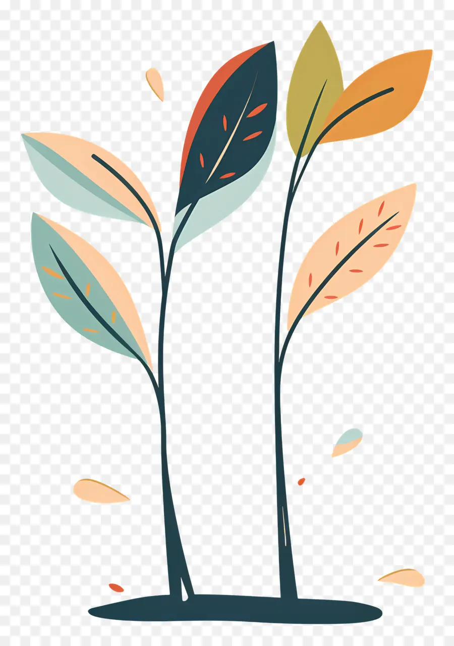 Plantar，Folhas PNG