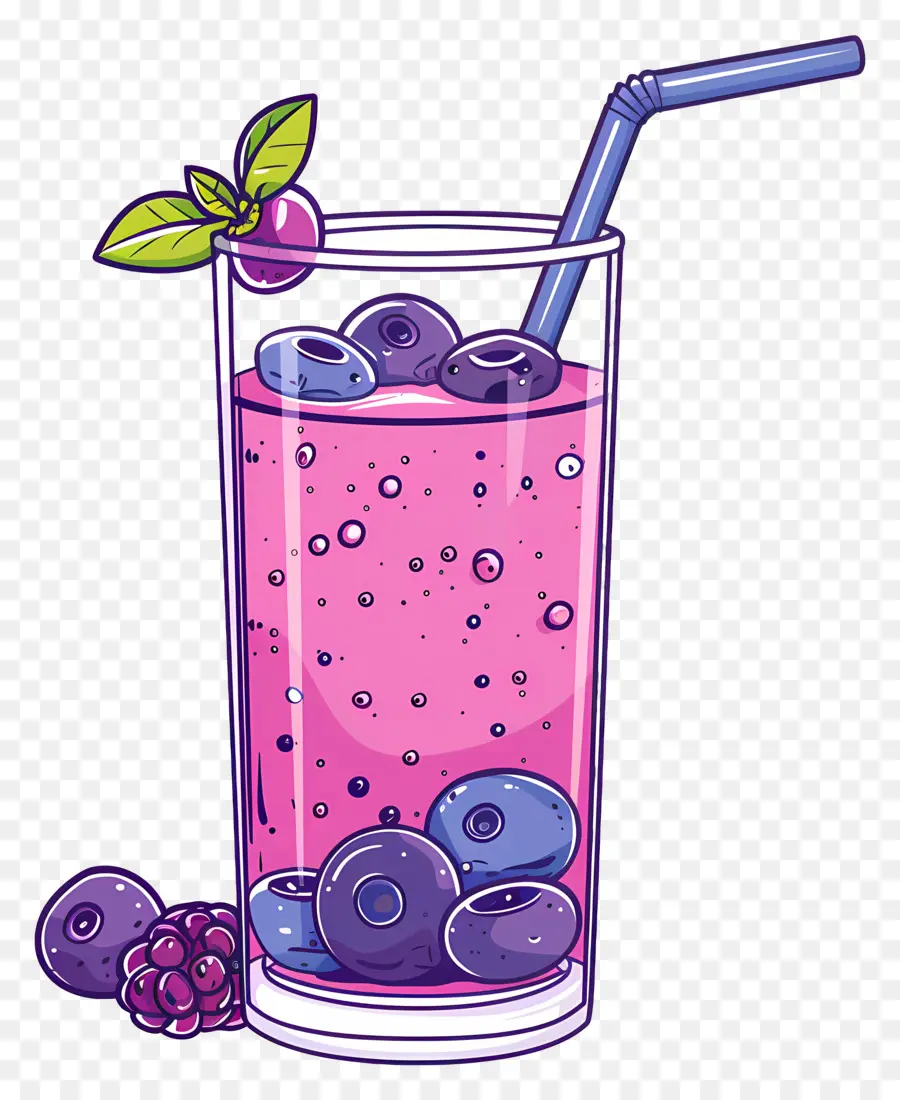 Berry Beverage，Bebida Cor De Rosa PNG