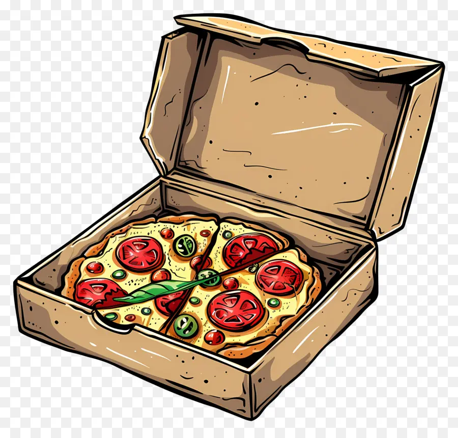 Pizza Na Caixa，Pizza PNG