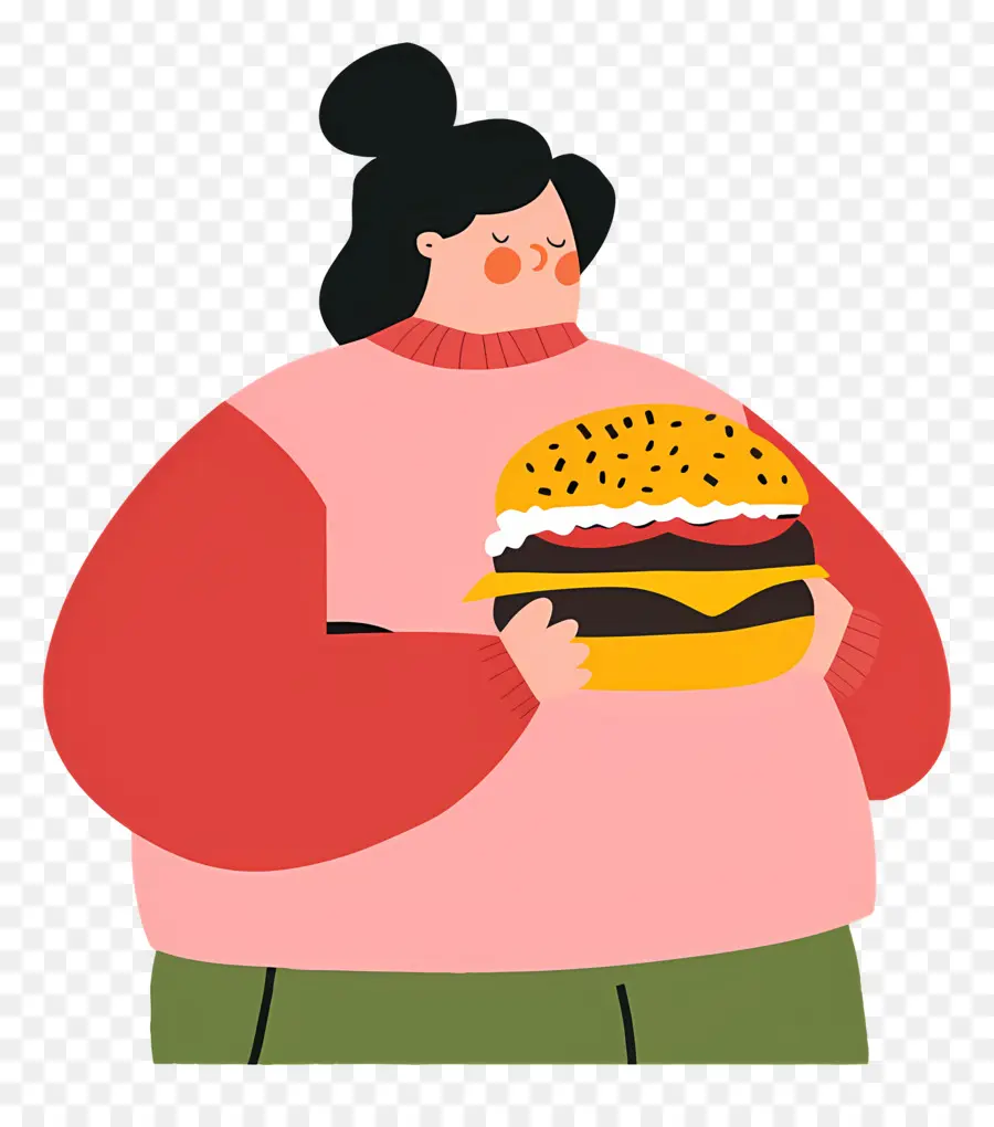 Mulher Gorda，O Excesso De Peso Mulher PNG