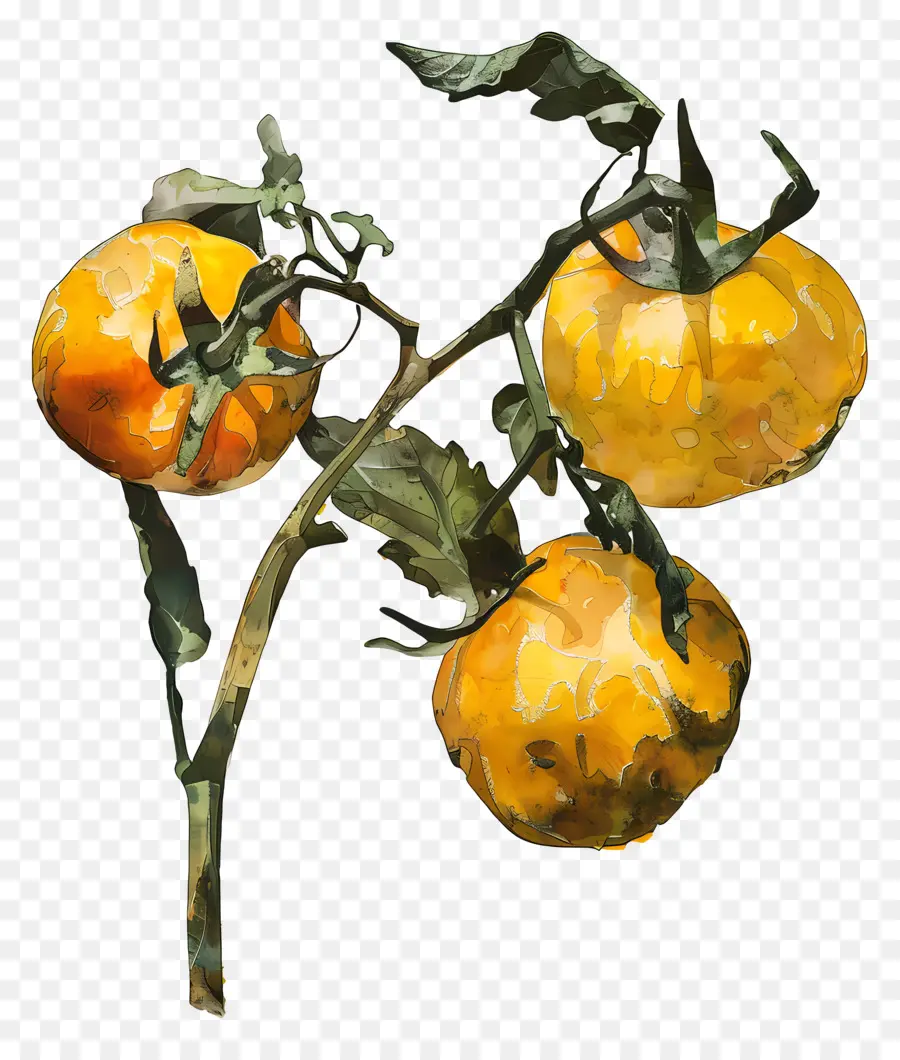 Tomates Amarelos，Tomates PNG