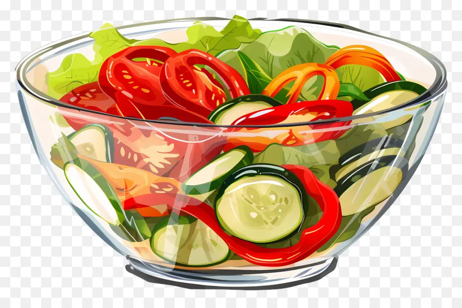 Salada De Legumes，Tigela PNG