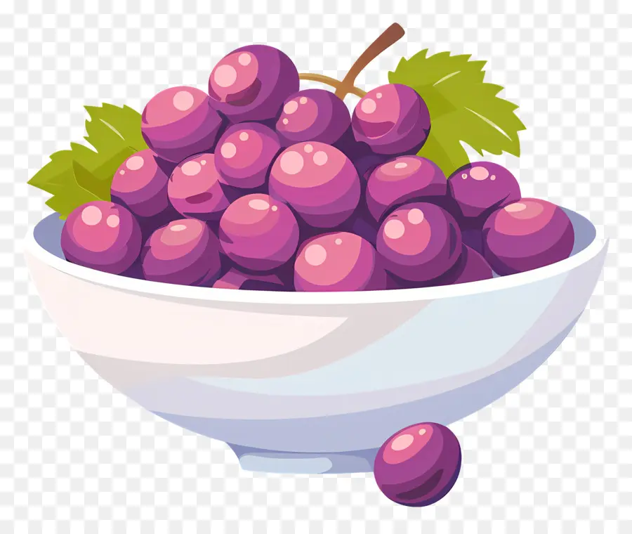 Tigela De Uvas，Uvas PNG