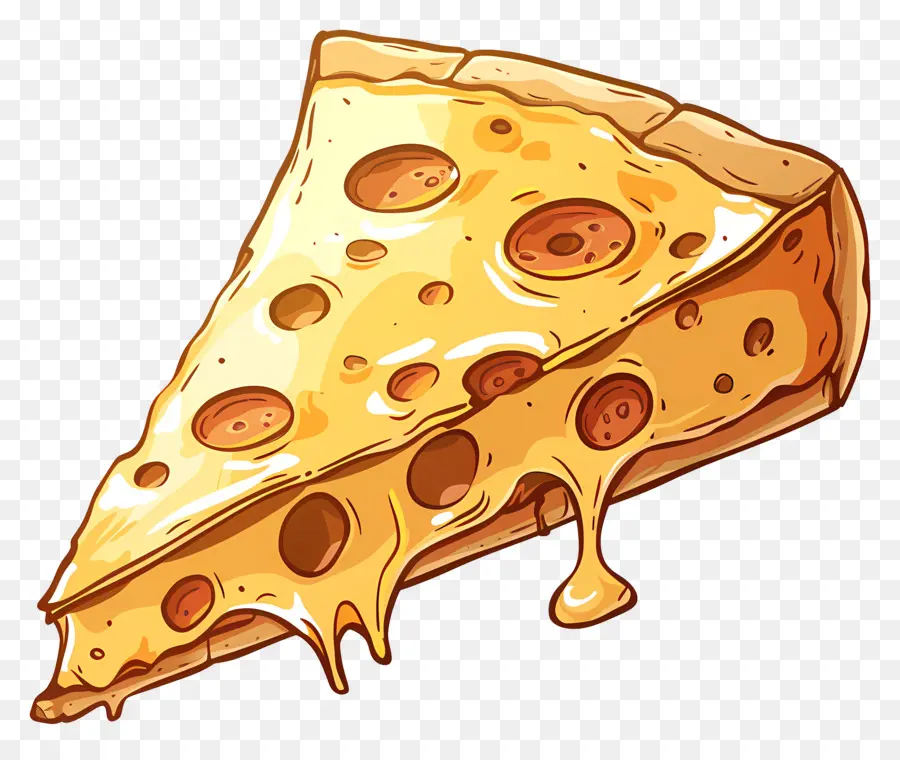 Fatia De Pizza，Queijo PNG