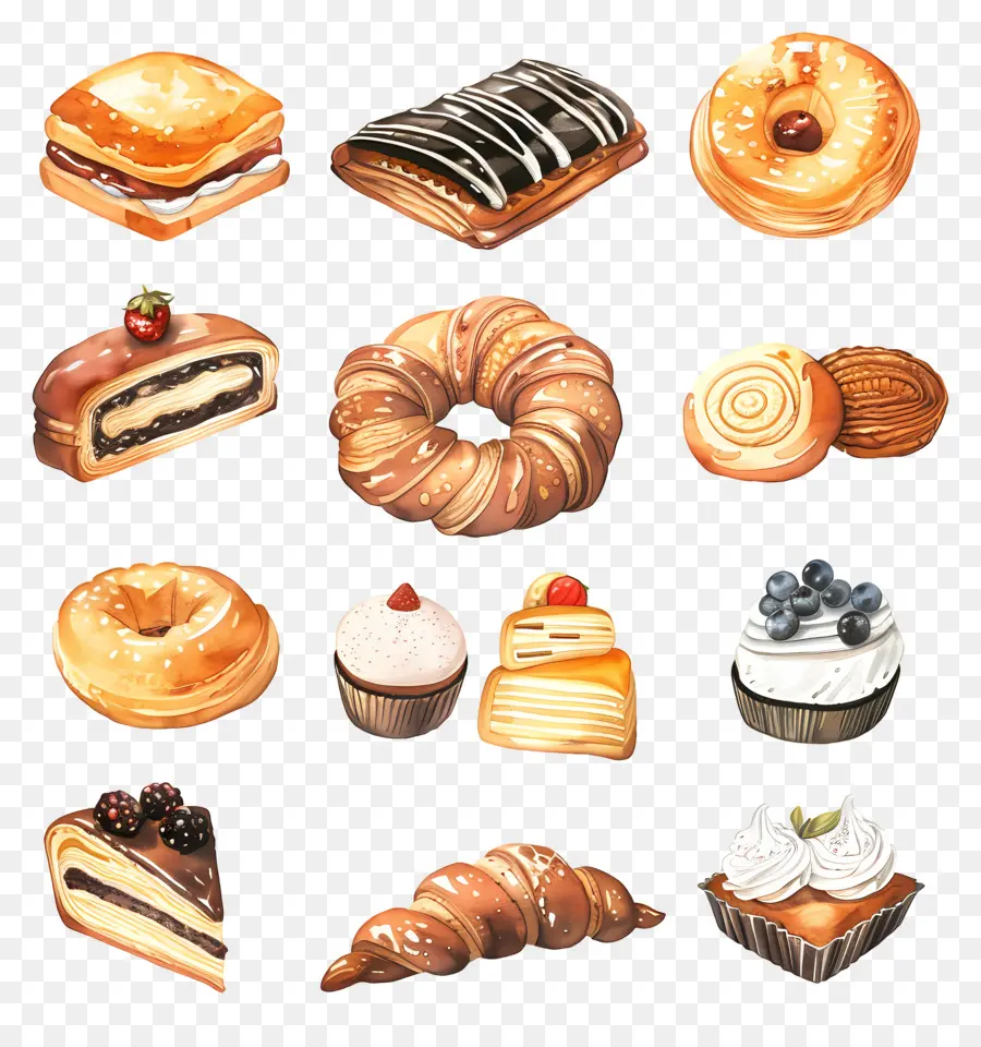 Doces，Sobremesas PNG