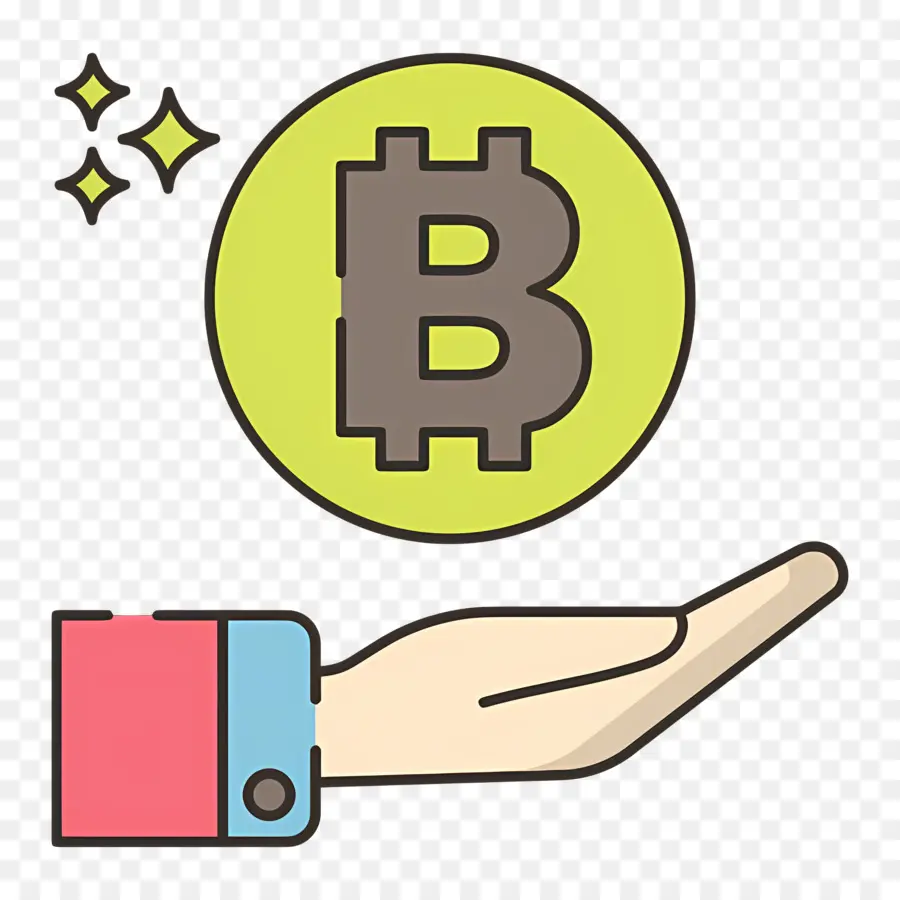 Bitcoin，Moeda Digital PNG