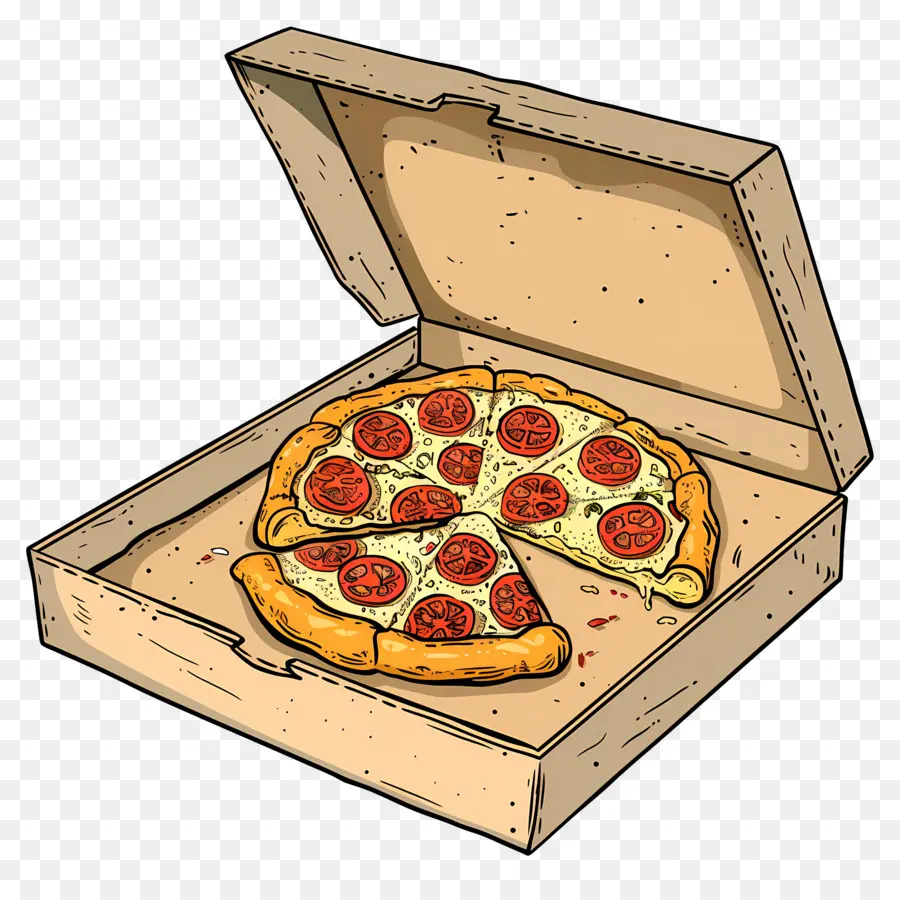 Pizza Na Caixa，Pizza Slice PNG