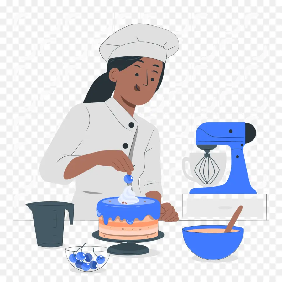 Bolo De Decoração Do Chef，Cozimento PNG