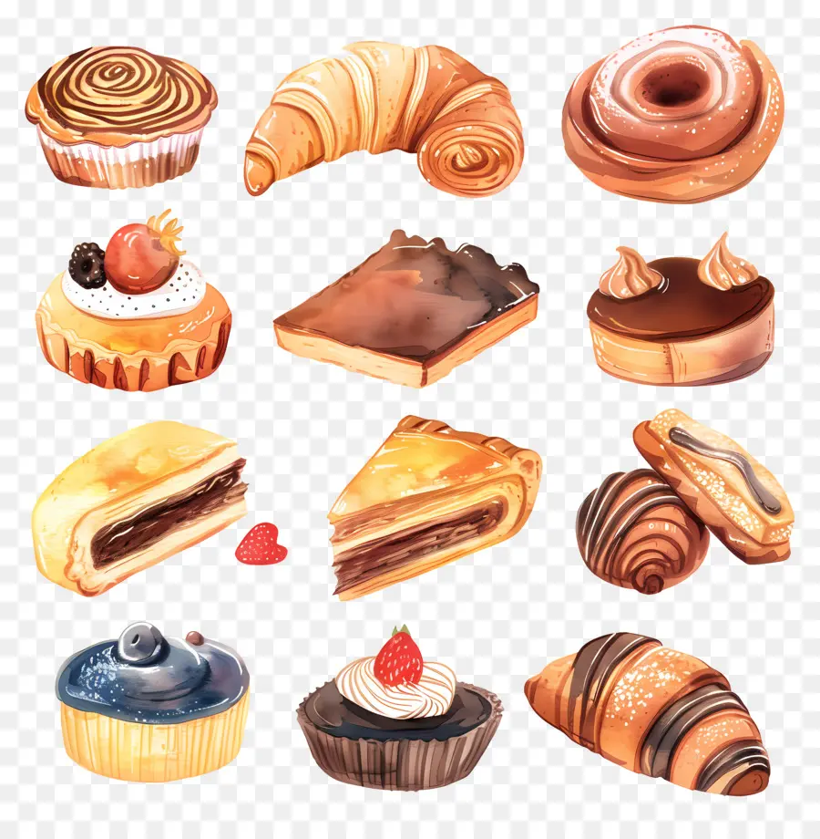 Doces，Sobremesas PNG