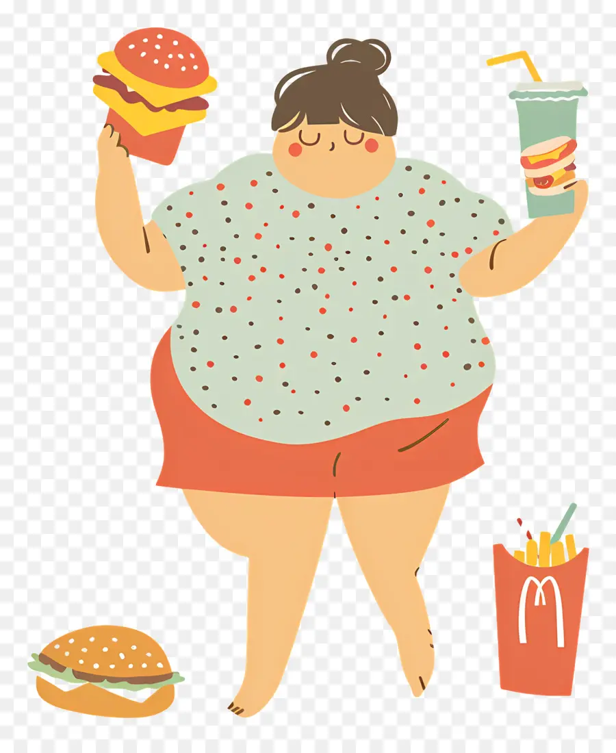 Mulher Gorda，O Excesso De Peso Mulher PNG