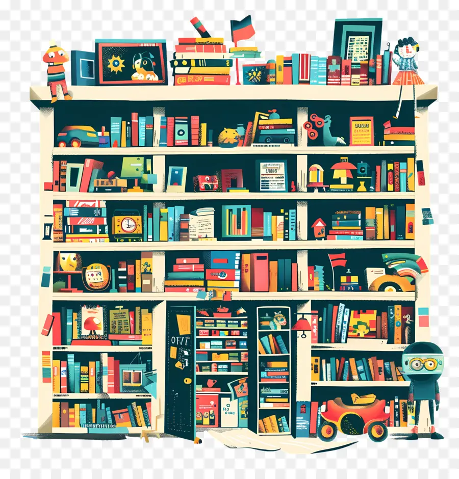 Livraria，Bookshelf PNG