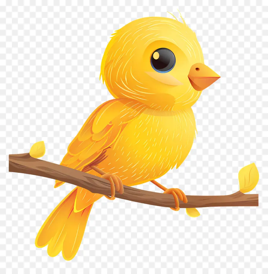 Pássaro Amarelo，Filial PNG