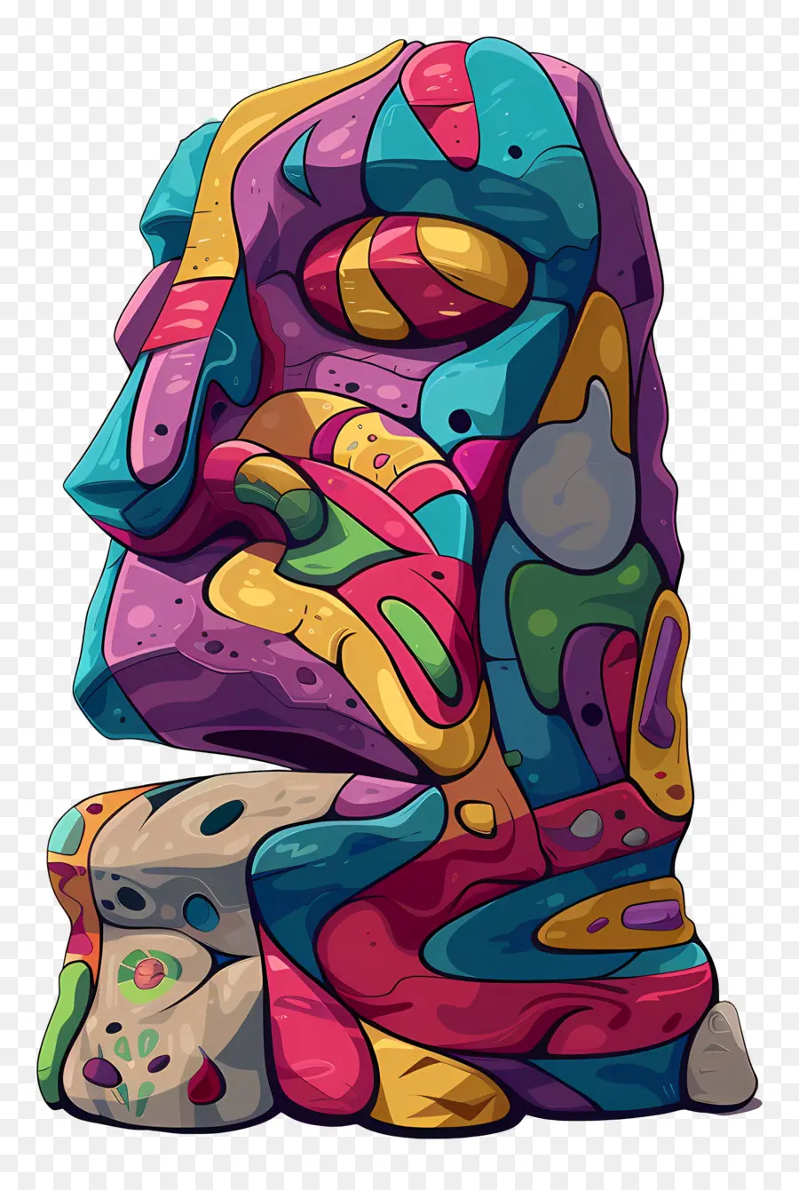 Zuma Rock，Escultura Abstrata PNG