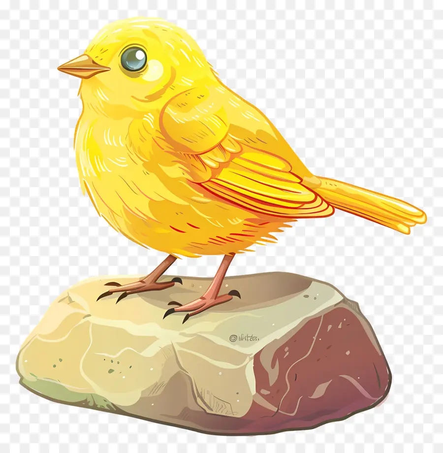 Pássaro Amarelo，Animal PNG