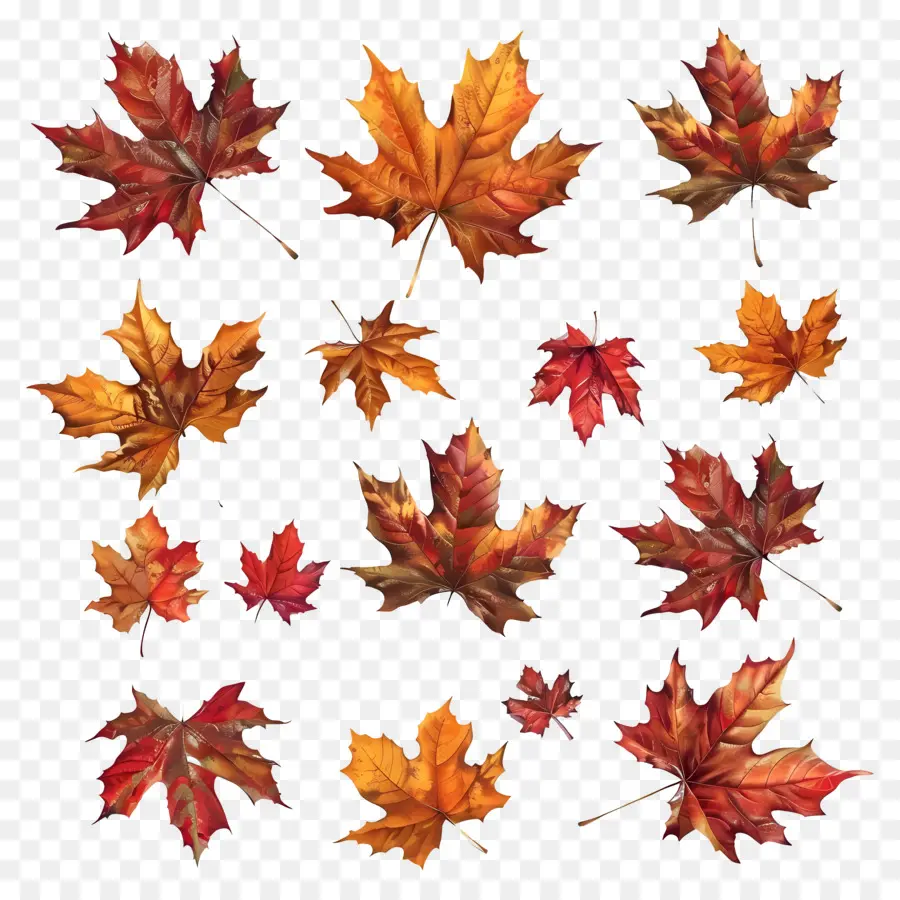 Folhas De Bordo，Autumn Leaves PNG