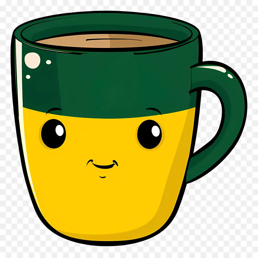 Cartoon Xícara De Café，Personagem De Desenho Animado PNG