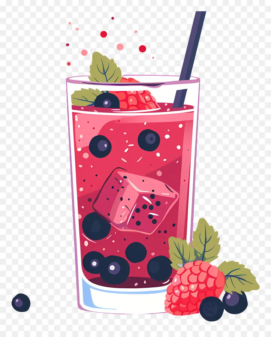 Berry Beverage，Bebida Com Infusão De Bagas PNG