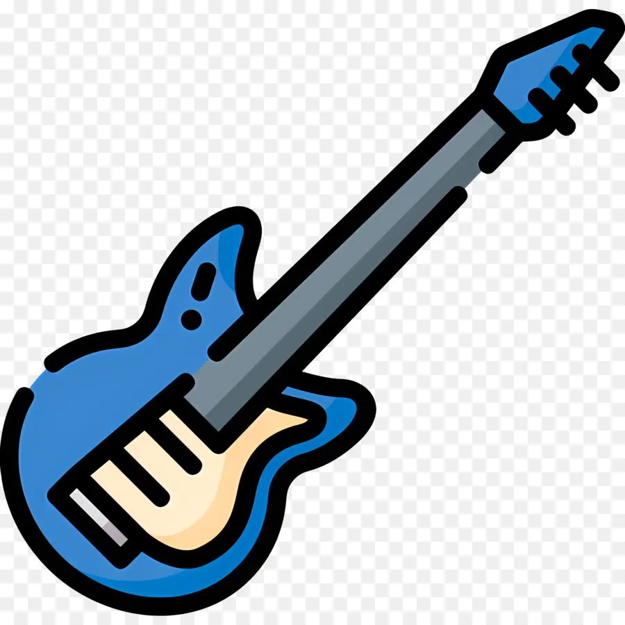 Guitarra，Azul Guitarra PNG