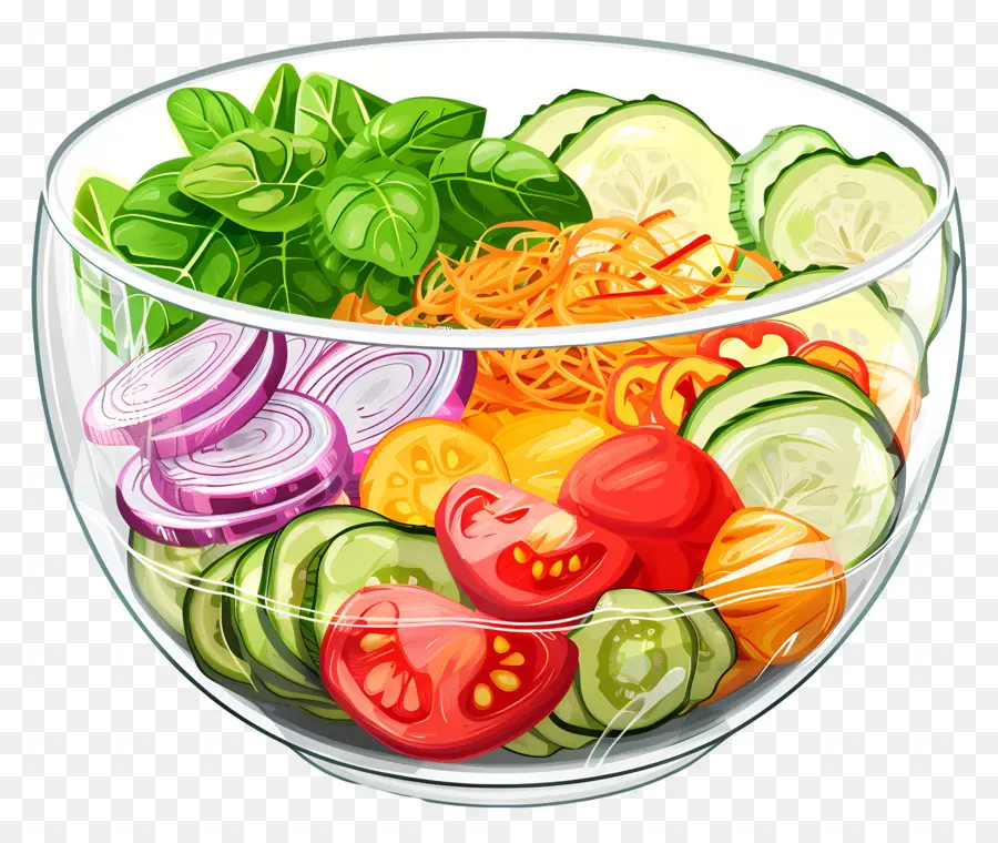 Salada De Legumes，Tigela PNG