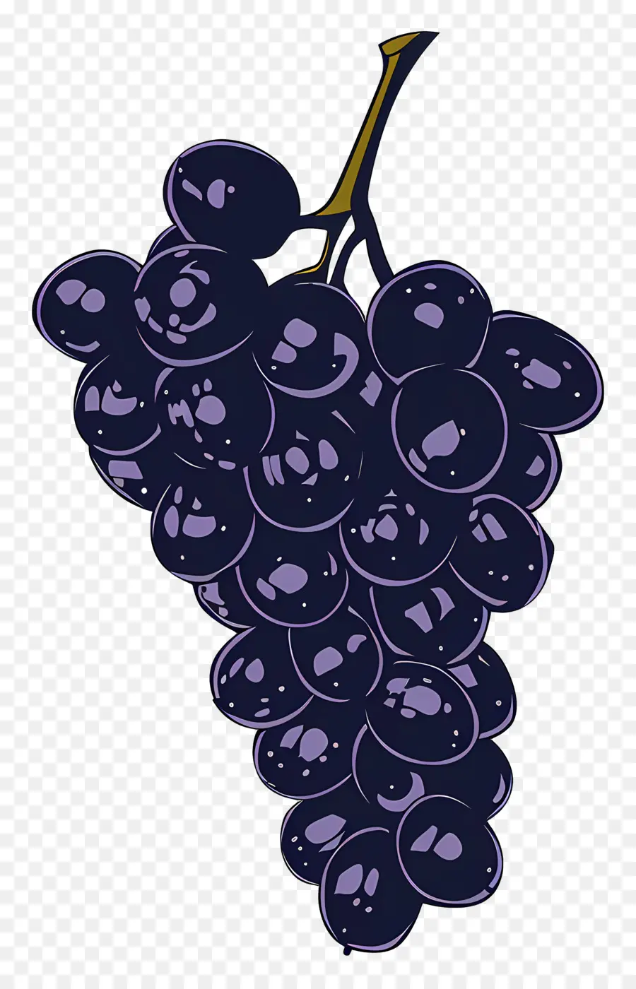 Cacho De Uvas，Uvas Pretas PNG