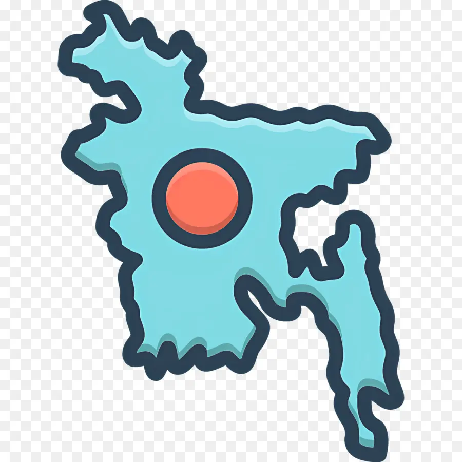 Mapa De Bangladesh，Mapa PNG