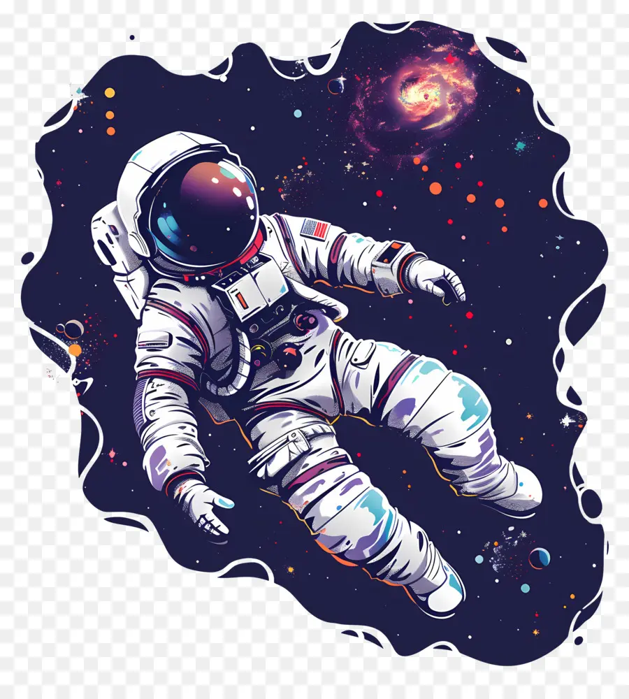 Astronauta，Planetas PNG