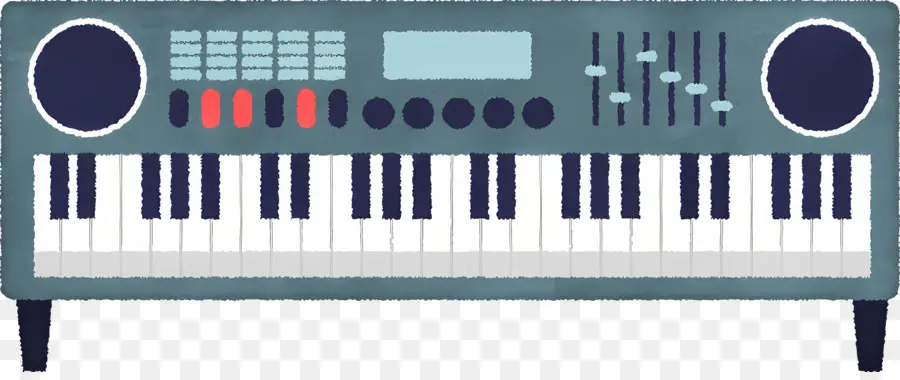 Música，Teclado PNG