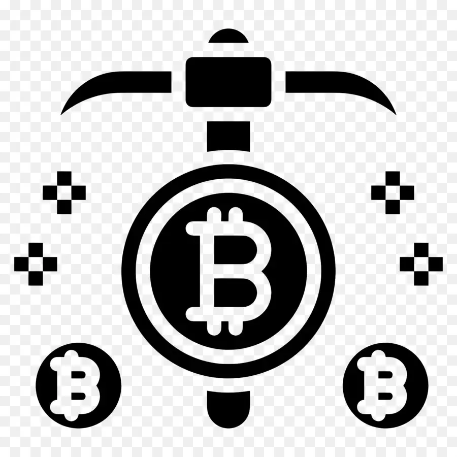 Bitcoin Mineiro，Fotografia Em Preto E Branco PNG