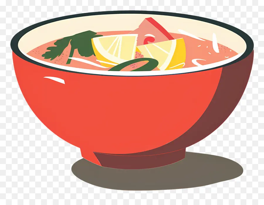 Tigela De Sopa，Sopa Picante PNG