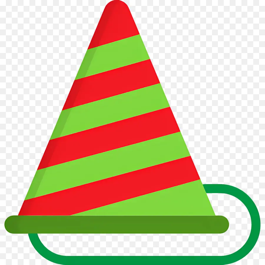 Cone De Aniversário，Cone Listrado PNG