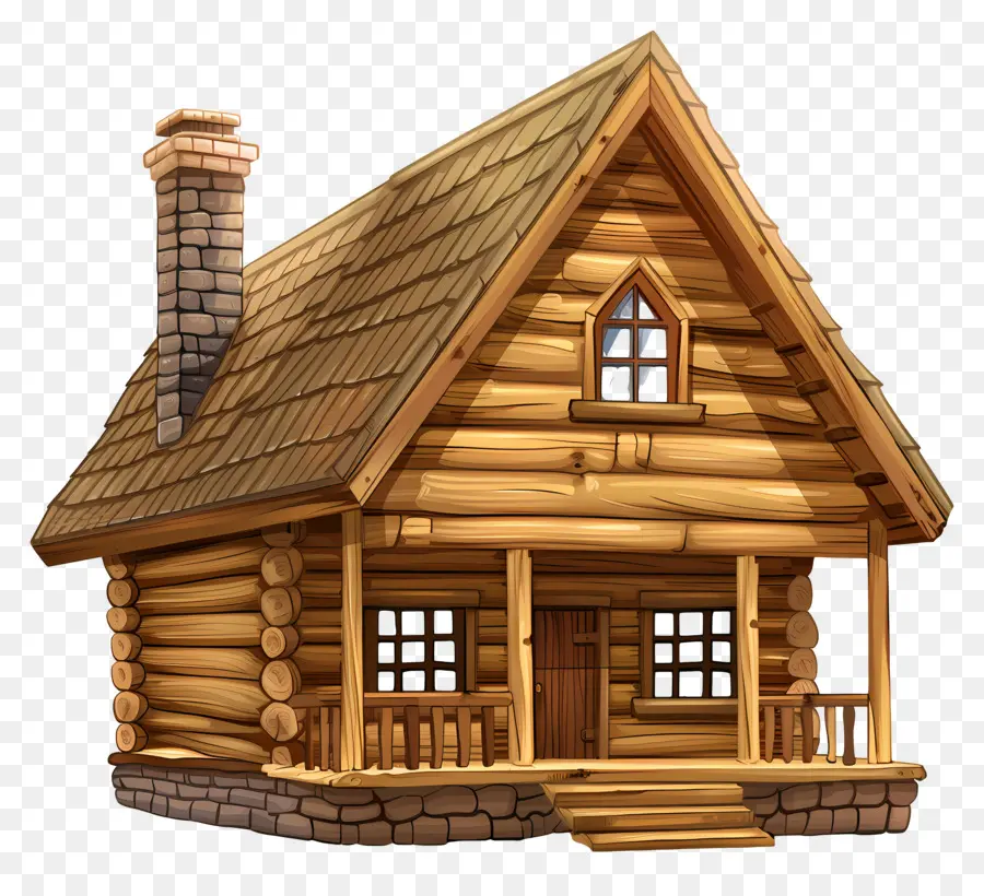 Casa Da Cabine De Madeira，Log Cabin PNG