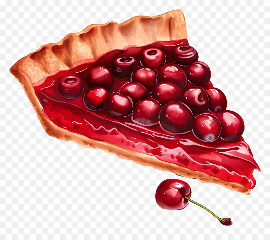 Torta De Cereja，Sobremesa PNG