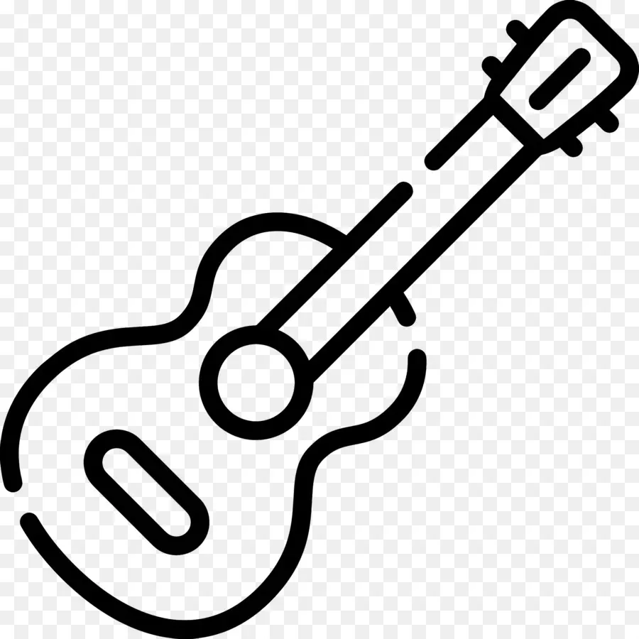 Guitarra，Contorno De Guitarra PNG