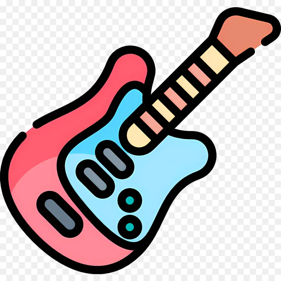 Guitarra，Cor De Rosa PNG