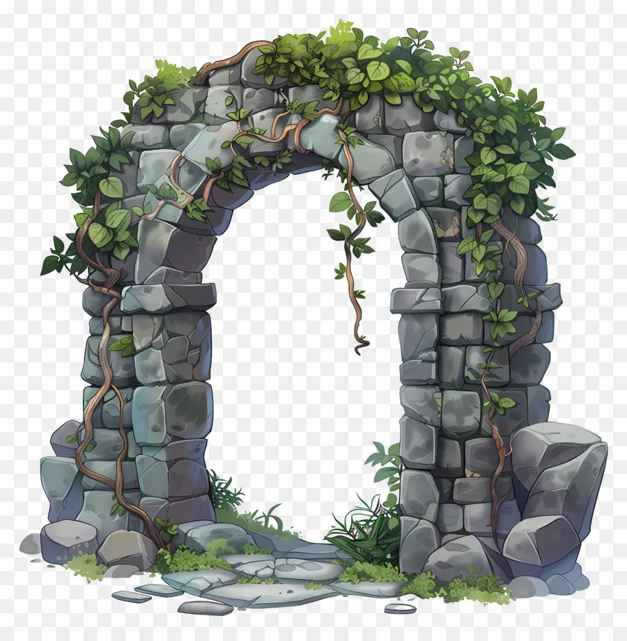 A Porta De Pedra，Arco De Pedra PNG