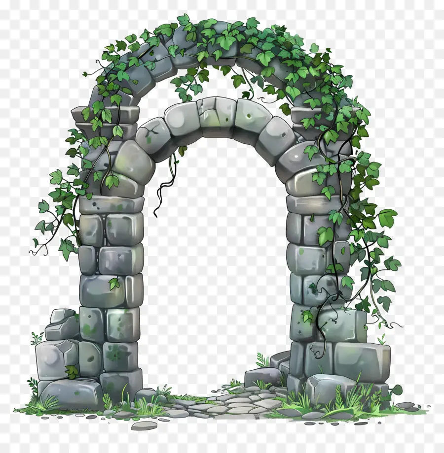 A Porta De Pedra，Arco De Pedra PNG