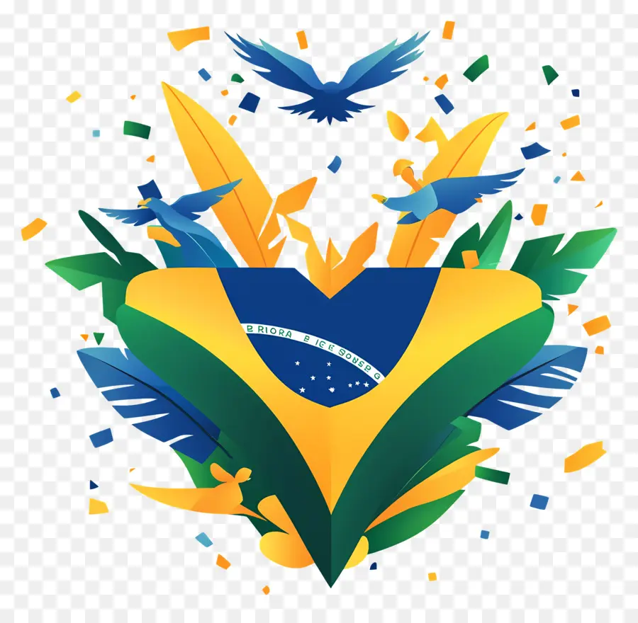 Dia Da Independência Do Brasil，Bandeira Do Brasil PNG