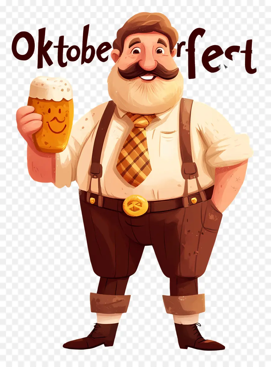 Oktoberfest，Homem Com Barba PNG