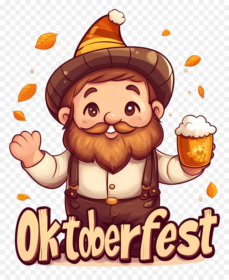 Oktoberfest，Personagem De Desenho Animado PNG