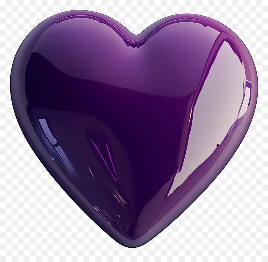 Coração Roxo，Roxo PNG