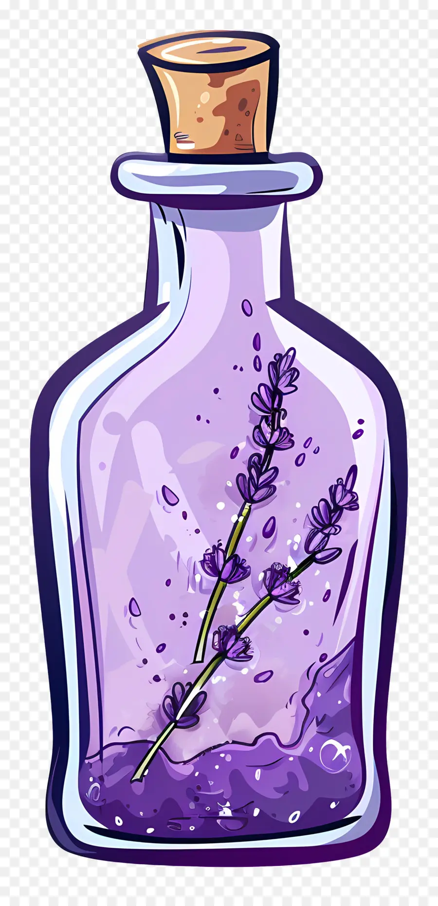 Frasco De Poção De Lavanda，Garrafa PNG