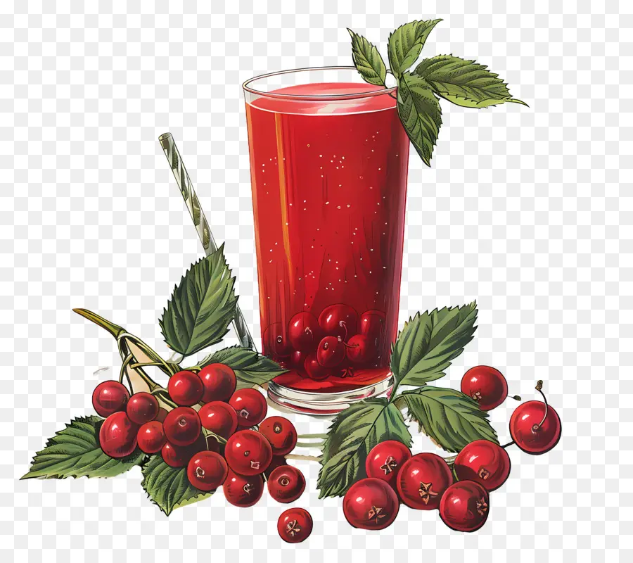 Bebida De Frutas Vermelhas，Beverage PNG